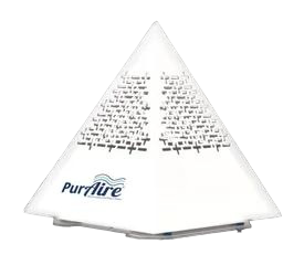 PurAire Pyramid desktop bipolar ioniser for offices, reception counters and bedside use
