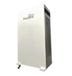 PurAire Ultra free-standing bipolar ioniser for hotel lobbies, ballrooms and large open commercial spaces