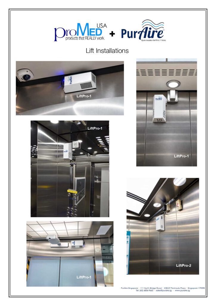 LiftPro 1 & LiftPro 2 Installations